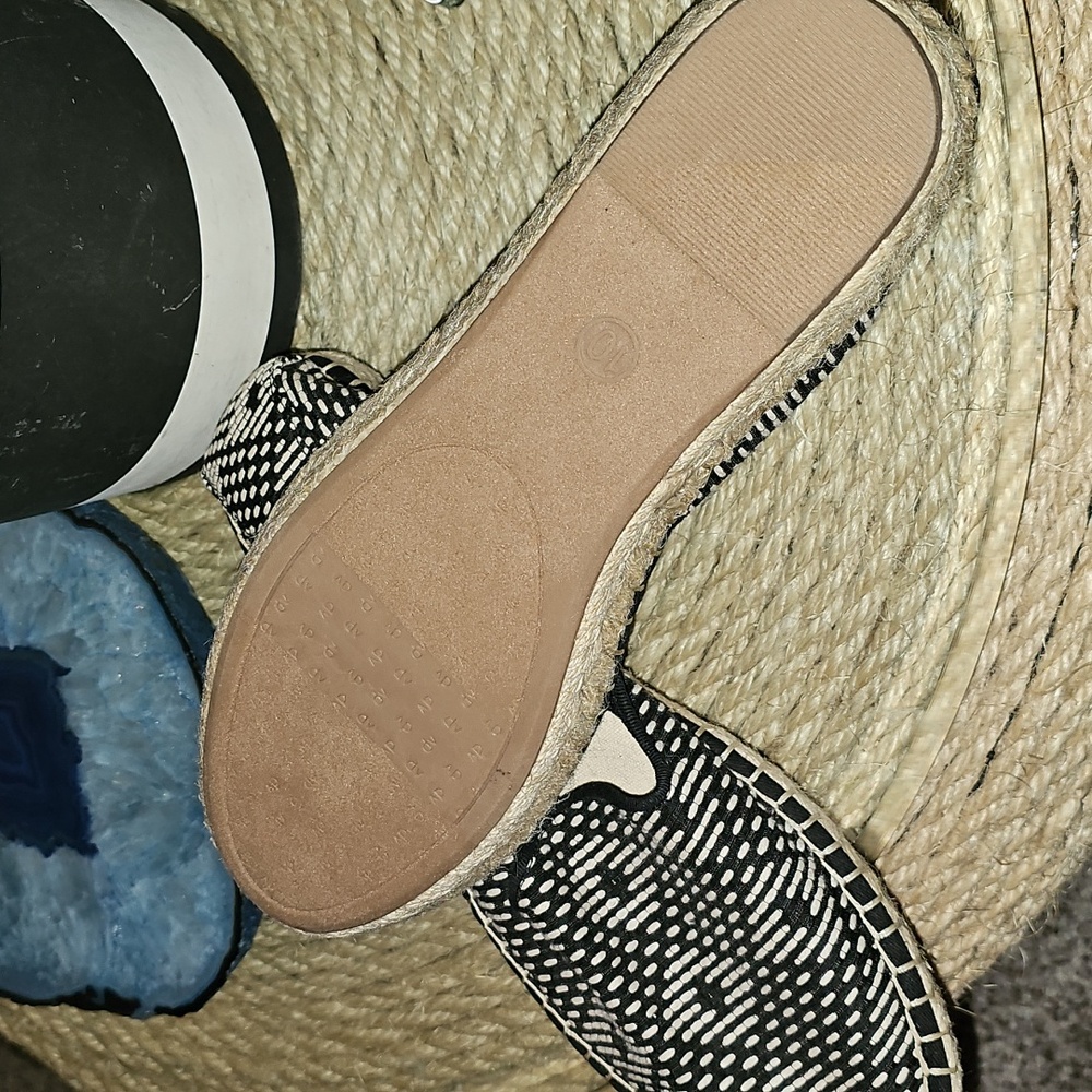 Dv dolce vita black white geometric tribal espadrilles sneakers 10 - Picture 3 of 4